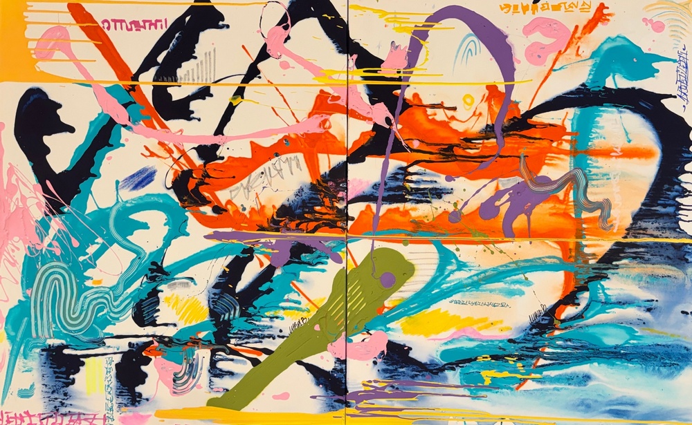 Fun love abstract art 160/100