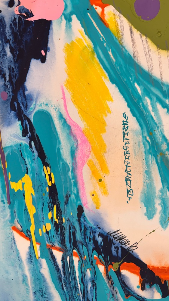 Fun love abstract art 160/100