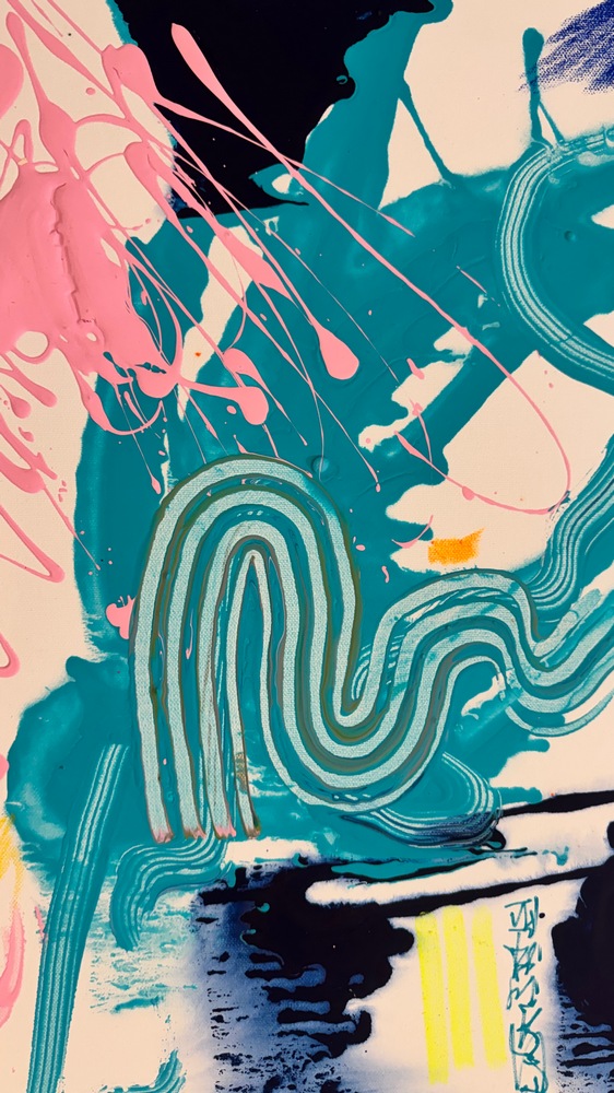 Fun love abstract art 160/100
