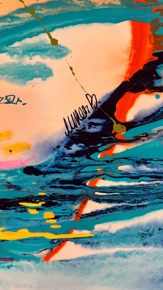 Fun love abstract art 160/100
