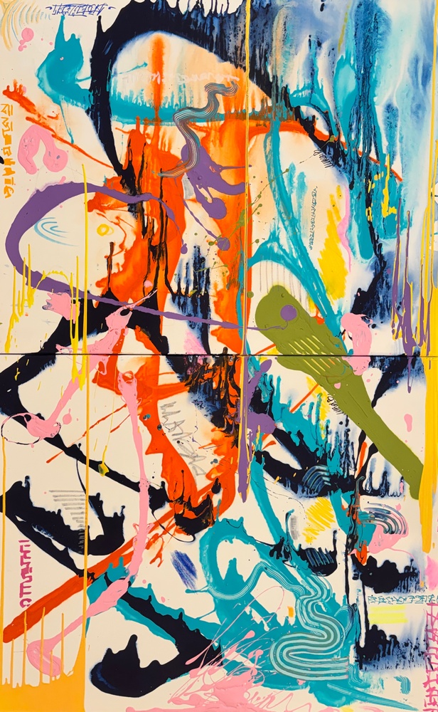 Fun love abstract art 160/100