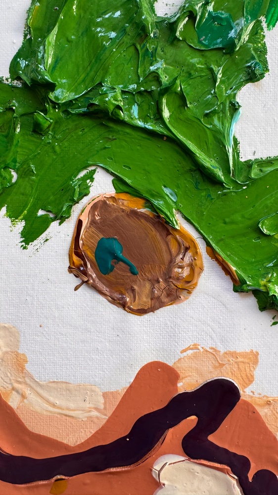 4 pieces Abstract art 30/40sm 