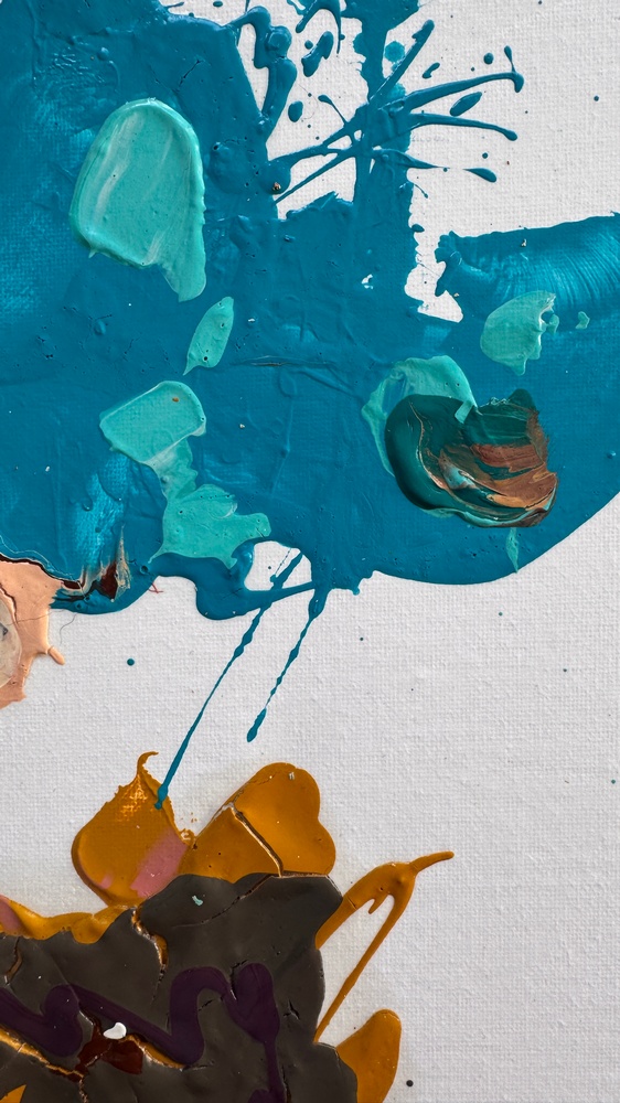 4 pieces Abstract art 30/40sm 